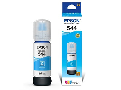 Epson Epson 544 - 65 ml - cián - original - recarga de tinta - para EcoTank L1110, L1210, L3110, L3150, L3210, L3250, L3260, L5290 T544220-AL