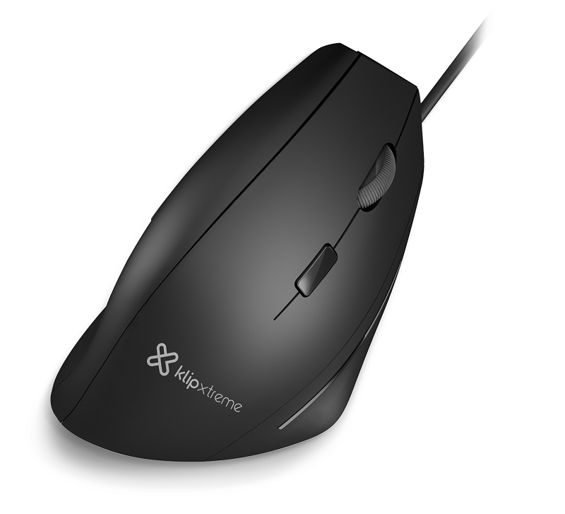 Klip Xtreme Klip Xtreme - Mouse - USB - Wired - Black - Ultra ergonomic KMO-505
