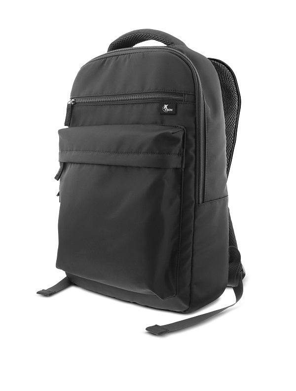 Xtech Xtech Harker XTB-213 Mochila para laptop - 15.6" - Nylon y Poliéster - Color Negro - Organizador de accesorios interior - Bolsillo frontal con cierre para accesorios - Tirantes acolchados XTB-213
