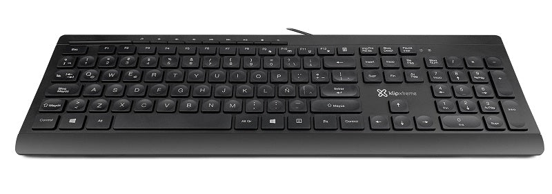 Klip Xtreme Klip Xtreme - Keyboard - Wired - Spanish - USB - Black - Multimedia keys KKM-252S