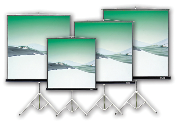 Klip Xtreme Klip Xtreme KPS-102B - Pantalla de proyección con trípode - 86 pulgada ( 218 cm ) - 4:3 - Matte White - negro KPS-102B
