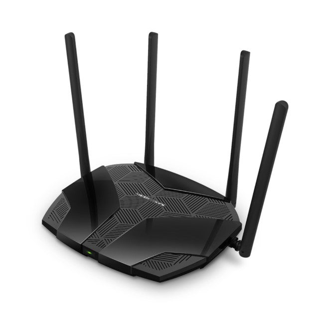 TP-Link Mercusys MR70X V1 - Enrutador inalámbrico conmutador de 3 puertos - 1GbE - Wi-Fi 6 - Doble banda MR70X