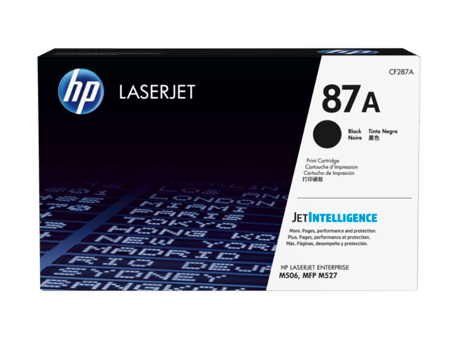 HP HP 87A - Negro - original - LaserJet - cartucho de tóner ( CF287A ) - para LaserJet Enterprise Flow MFP M527, M506, MFP M527, LaserJet Pro MFP M527 CF287A