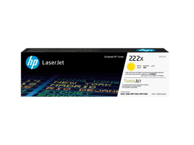 HP HP - 222X - Toner cartridge - Yellow - ORIGINAL LASERJET W2222X