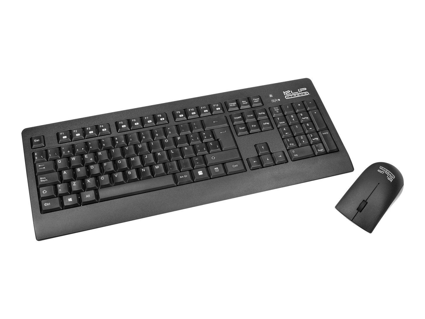 Klip Xtreme Klip Xtreme KCK-265S - Juego de teclado y ratón - inalámbrico - 2.4 GHz - impermeable KCK-265S