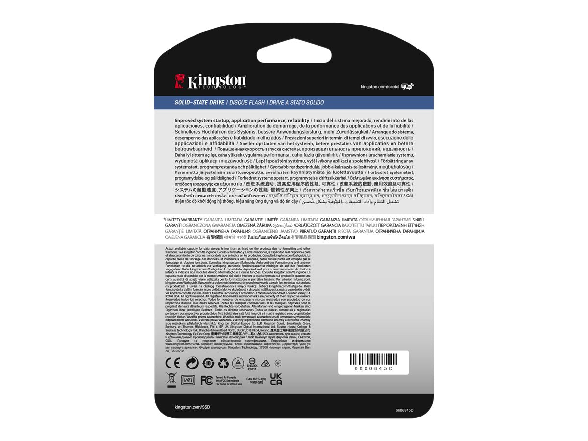Kingston Kingston DC600M - SSD - Mixed Use - 960 GB - interno - 2.5" - SATA 6Gb/s SEDC600M/960G