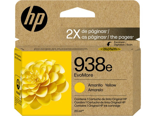 HP Ink cartridge Yellow 4S6Y1PL