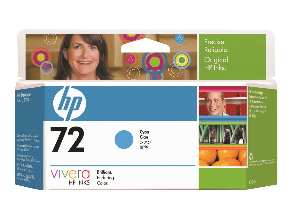 HP HP 72 130 ml cián original