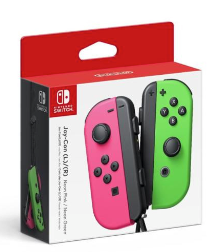 Nintendo Switch Joy-Con Neon Pink/Green