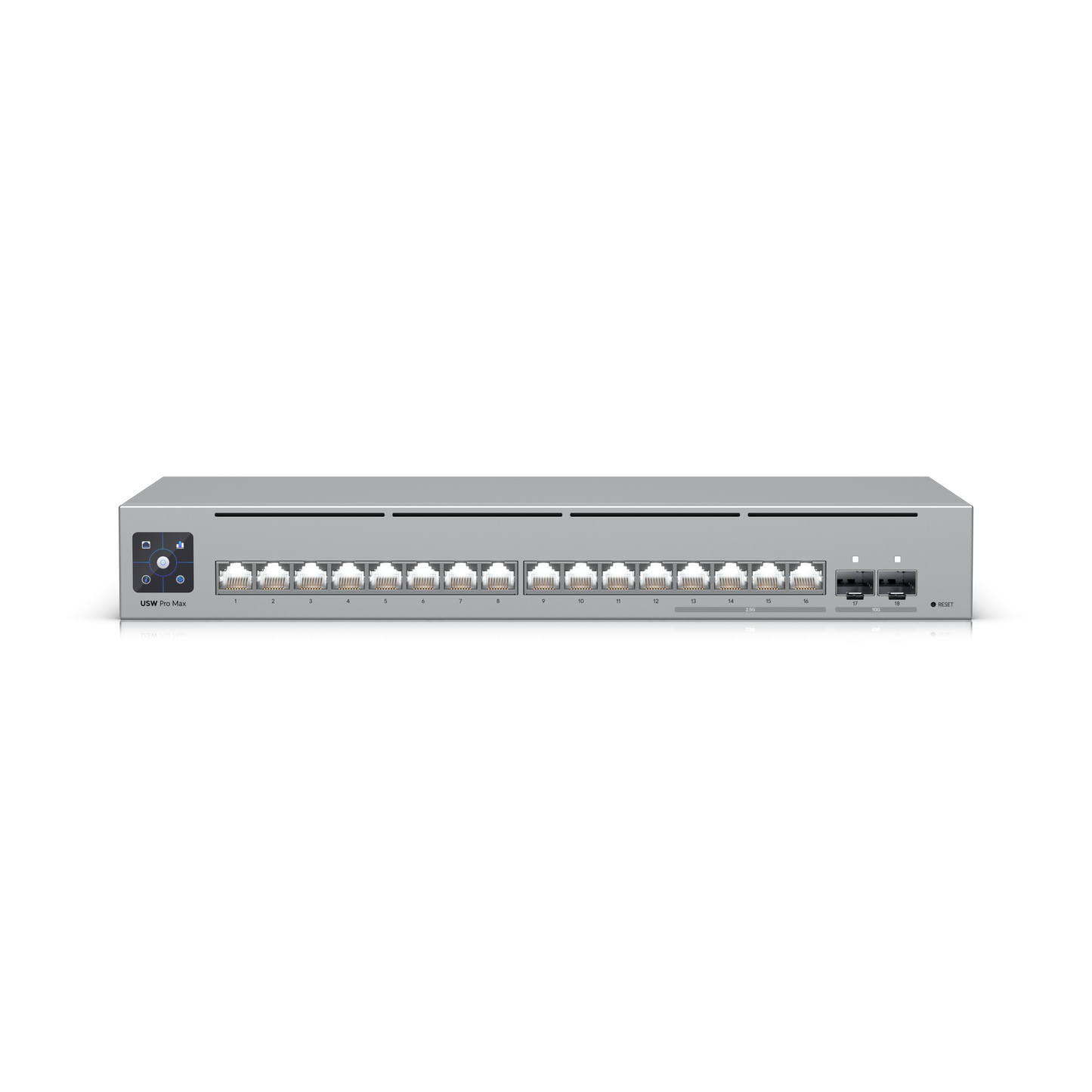 Ubiquiti Ubiquiti - Switch - USW-Pro-Max-16 - 16 ports - 12 Gigabit Ethernet - 2 ports SFP+ USW-Pro-Max-16