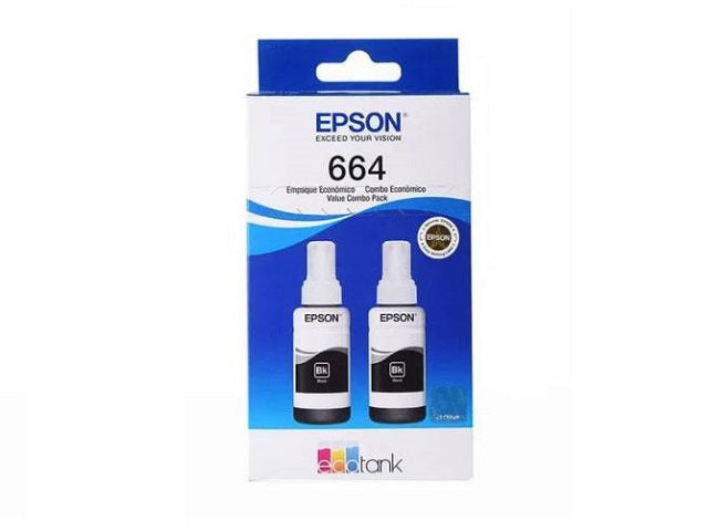 Epson Epson - T664120-2 - Ink tank - Black - L120 L1300 L121 T664120-2P