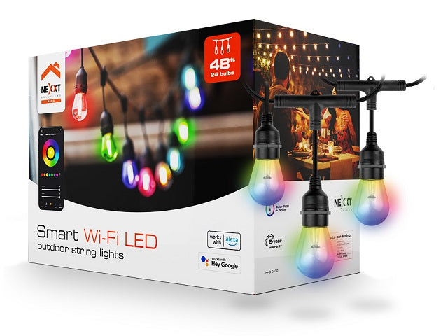 Nexxt Solutions Home Nexxt Solutions Connectivity - RGB 24 Bulbs/48ft NHB-O100