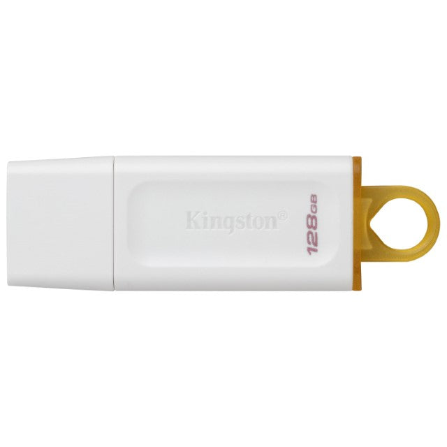 Kingston Kingston - USB flash drive - 128 GB - USB 3.0 - Plastic White-Yellow KC-U2G128-5R