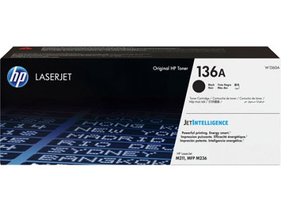 HP HP 136A - Negro - original - cartucho de tóner (W1360A) - para LaserJet M211d, M211dw, MFP M236d, MFP M236dw, MFP M236sdn, MFP M236sdw W1360A