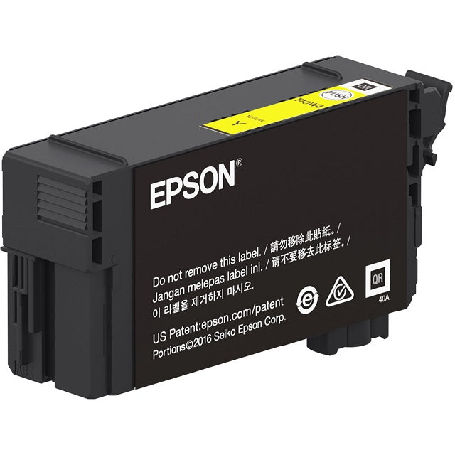 Epson Epson T40W - 50 ml - gran capacidad - amarillo - original - blíster con alarmas de RF/acústica - cartucho de tinta - para SureColor T2170, T3170, T3170M, T5170, T5170M T40W420