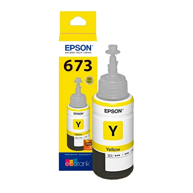 Epson Epson T673 - Amarillo - original - recarga de tinta - para Epson L1800, L800, L805, L810, L850; EcoTank L1800 T673420-AL