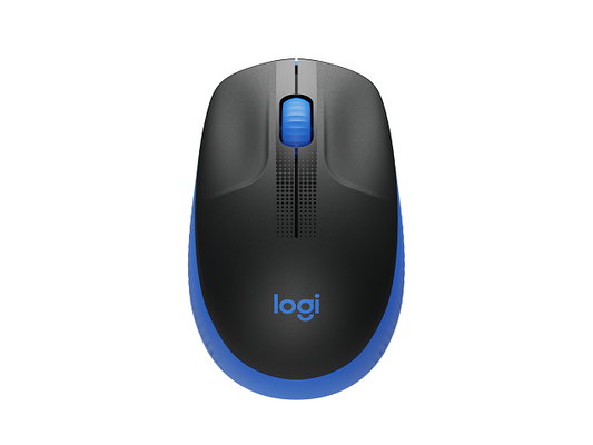 Logitech Logitech M190 - Ratón - óptico - 3 botones - inalámbrico - receptor inalámbrico USB - azul 910-005903