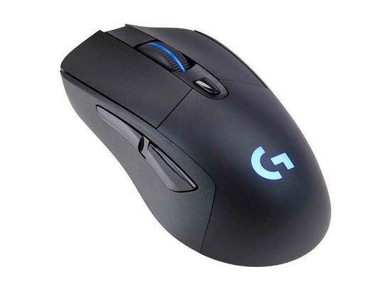 Logitech Logitech Wireless Gaming Mouse G703 LIGHTSPEED with HERO 25K Sensor - Ratón - óptico - 6 botones - inalámbrico, cableado - 2.4 GHz - receptor inalámbrico USB 910-005638