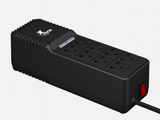 Xtech Xtech - Automatic voltage regulator - External - AC 110/120 V - 8 Tomas de Corriente - 1000 VA - -XTR-1002 XTR-1002