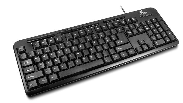 Xtech Xtech XTK-130E - Teclado - USB - inglés - negro XTK-130E