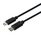 Xtech Xtech XTC-520 - Cable USB - 24 pin USB-C (M) reversible a Micro-USB tipo B (M) - USB 2.0 - 1.8 m - negro XTC-520