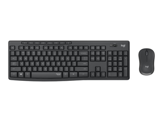 Logitech Logitech MK295 Silent - Juego de teclado y ratón - inalámbrico - 2.4 GHz - Black 920-009782