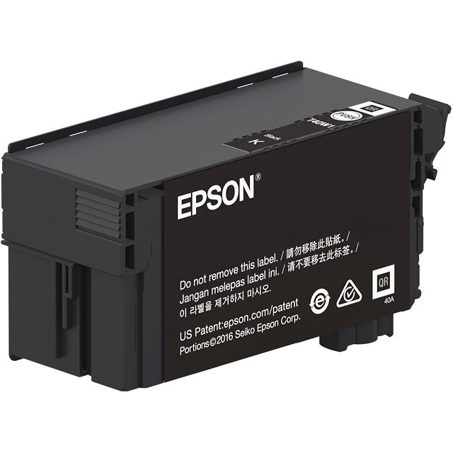 Epson Epson T40W - 80 ml - gran capacidad - negro - original - blíster con alarmas de RF/acústica - cartucho de tinta - para SureColor T2170, T3170, T3170M, T5170, T5170M T40W120