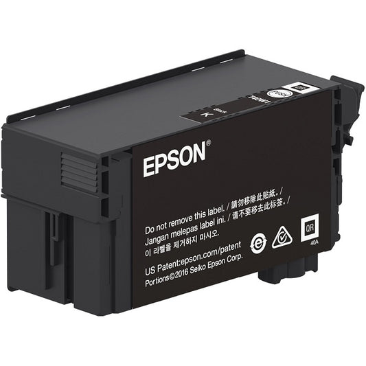 Epson Epson T40W - 80 ml - gran capacidad - negro - original - blíster con alarmas de RF/acústica - cartucho de tinta - para SureColor T2170, T3170, T3170M, T5170, T5170M T40W120