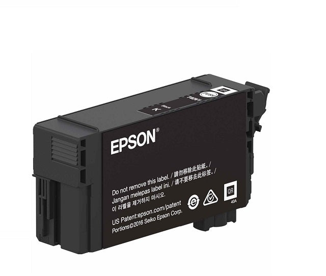 Epson Epson T41P - 350 ml - gran capacidad - negro - original - blíster con alarmas de RF/acústica - cartucho de tinta - para SureColor T3470, T5470, T5470M T41P520