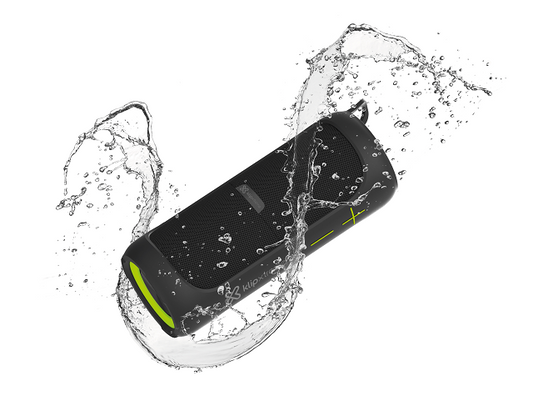 Klip Xtreme Klip Xtreme Port. TWS Audio KBS-800 - Altavoz - Negro con detalles en verde - 20 W - IPX7 KBS-800