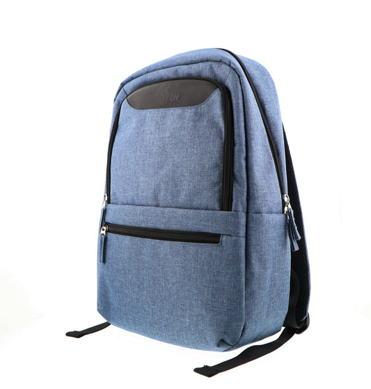 Xtech Xtech Winsor XTB-212 Mochila para laptop 15.6" - Durable poliéster - Color Azul con detalles en negro - Panel posterior con acolchado -  Tirantes acolchados  - Bolsillo frontal para accesorios con organizador interior XTB-212