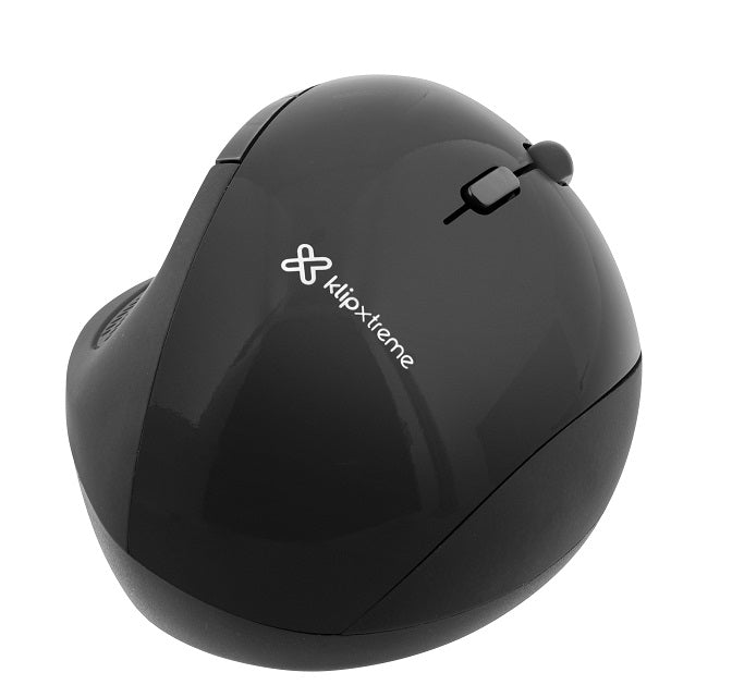 Klip Xtreme Klip Xtreme - Mouse - 2.4 GHz - Wireless - Black - Ergonomic KMW-500BK
