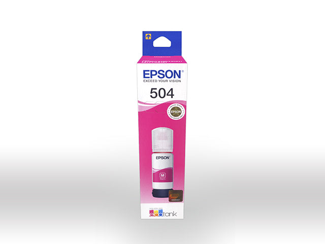 Epson Epson 504 - 70 ml - magenta - original - recarga de tinta - para EcoTank L4150, L4260, L6161, L6171, L6191, L6270 T504320-AL