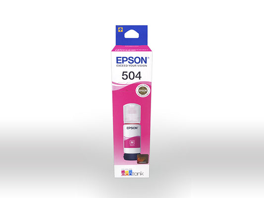 Epson Epson 504 - 70 ml - magenta - original - recarga de tinta - para EcoTank L4150, L4260, L6161, L6171, L6191, L6270 T504320-AL