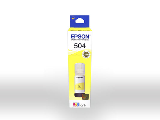 Epson Epson 504 - 70 ml - amarillo - original - recarga de tinta - para EcoTank L4150, L4260, L6161, L6171, L6191, L6270 T504420-AL
