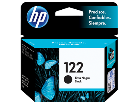 HP HP 122 - Negro - original - cartucho de tinta - para Deskjet 1010, 10XX J410, 1512, 2050 J510, 2050A J510, 2054A J510, 25XX, Envy 4502 CH561HL