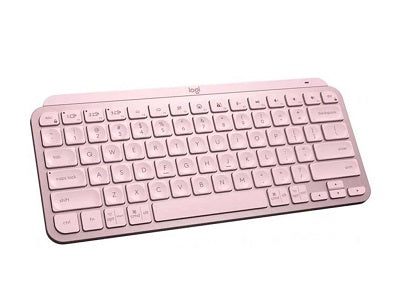 Logitech Logitech MX Keys Mini - eclado - Inalámbrico - Español - Bluetooth 5.0 / Bluetooth / 2.4 GHz / USB-C - Ergonomic Design - Rosa 920-010478