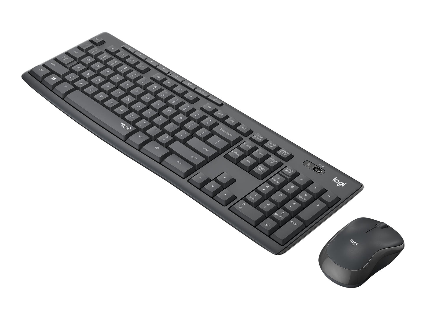 Logitech Logitech MK295 Silent - Juego de teclado y ratón - inalámbrico - 2.4 GHz - Black 920-009782