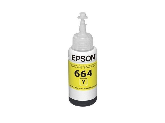 Epson Epson T664 - Paquete de 3 - 70 ml - amarillo, cián, magenta - original - recarga de tinta - para Epson L120, L1300, L310, L380, L395, L495; EcoTank L310, L575 T664520-3P