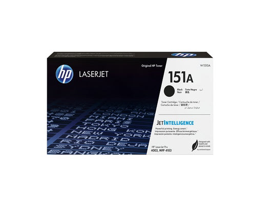HP HP 151A - Negro - original - LaserJet - cartucho de tóner (W1510A) - para LaserJet Pro 4003dn, 4003dw, MFP 4103fdw W1510A