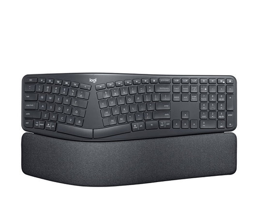 Logitech Logitech ERGO K860 - Teclado - inalámbrico - 2.4 GHz, Bluetooth 5.0 - grafito 920-009845