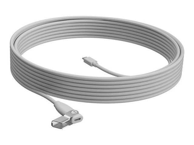 Logitech Logitech Rally Mic Pod Extension Cable - Cable alargador de micrófono - 10 m - plenum - para Rally Mic Pod; Rally Bar, Bar Mini, Plus; Room Solution Large 952-000047