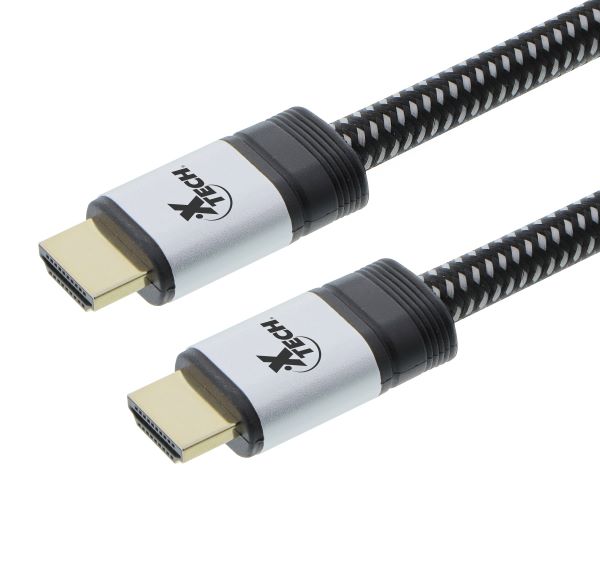 Xtech Xtech - Alta velocidad - cable HDMI con Ethernet - HDMI macho a HDMI macho - 1.83 m - admite 4K60Hz (3840 x 2160) XTC-626