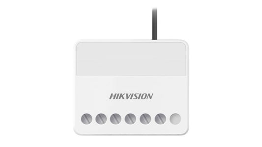 Hikvision Hikvision AX PRO DS-PM1-O1L-WB - Módulo de relé - inalámbrico - 433 MHz RF protocol - blanco DS-PM1-O1L-WB