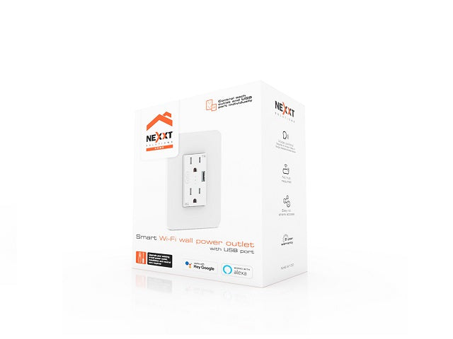 Nexxt Solutions Home Nexxt Solutions Connectivity - Wall outlet USB NHE-W100