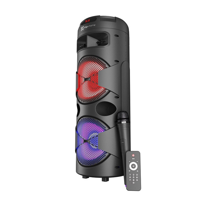 Klip Xtreme Klip Xtreme KLS-601 - Speaker system - Black - 2x8" Battery Wls Mic KLS-601