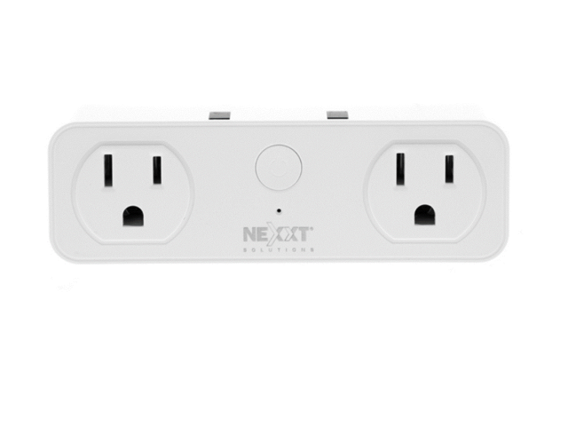 Nexxt Solutions Home Nexxt  - Solutions Connectivity - NHP-D610 - wireless - 2 Toma corrientes - 2 puertos USB - Compatible con Amazon Alexa y Google Assistant - 1875 W de potencia máxima - 200 joules NHP-D610