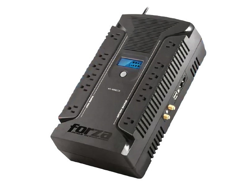 Forza Forza HT Series HT-1000LCD - UPS - CA 120 V - 600 vatios - 1000 VA 9 Ah - conectores de salida: 12 HT-1000LCD