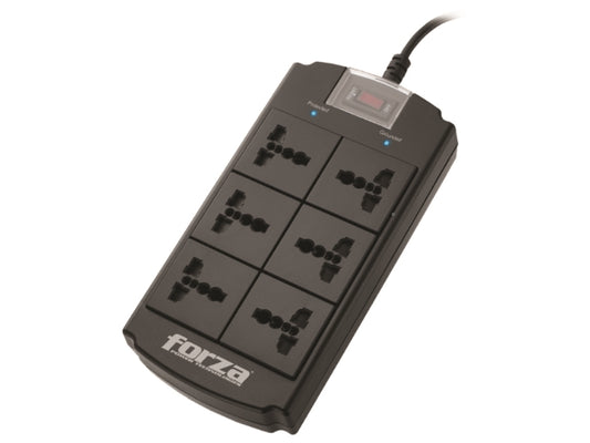 Forza Forza Universal Surge Protector 6 outlet Nema plug 110/240V FSP-06MN
