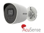 Hikvision Hikvision 4MP Cámara de red mini bala fija AcuSense con luz estroboscópica y alarma audible - Audio bidireccional - 4 MP - Exterior - H.265+ - Focal fijo de 2.8 mm - 2688 × 1520 - WDR de 120 dB - IP67 DS-2CD2046G2-IU/SL